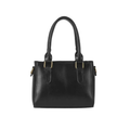 Black Structured Handbag