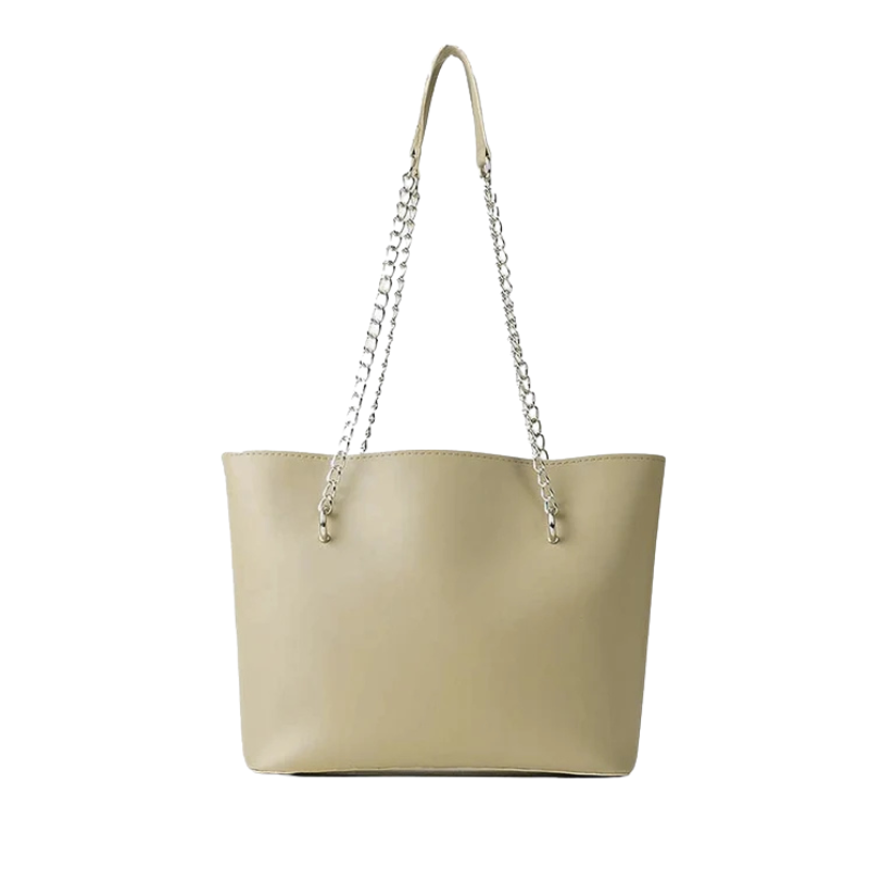 Beige Essential Tote Bag